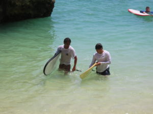 shallow reef surfing bali